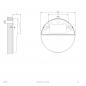 Preview: EVN LED Wandanbauleuchte, IP54 L54031502