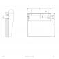 Preview: EVN LED Wandanbauleuchte, IP54 L54431502