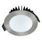 Preview: LED Deckeneinbauleuchte 11-15W 3000K/4000K DALI-2 IP54 Chrom Ø120mm Einbaudurchmesser 100mm