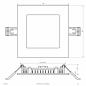 Preview: EVN LED Einbaupanel LDQ120125