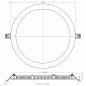 Preview: EVN LED Einbaupanel LDR300125