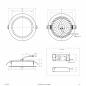 Preview: EVN LED Deckeneinbauleuchte LN54250125 | 25 W | 2500–2600 lm | 3000–5700 K | IP54 | dimmbar | Ø 190 mm | Einbaudurchmesser 160 mm