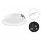 Preview: EVN LED Deckeneinbauleuchte LN54350125 | 35 W | 3500–3800 lm | 3000–5700 K | Ø 228 mm | 3-fach CCT einstellbar | Phasenabschnitt/Phasenanschnitt dimmbar | Einbaudurchmesser 200 mm