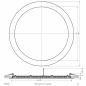 Preview: EVN LED Einbaupanel LPRW303502