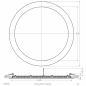 Preview: EVN LED Einbaupanel LPRW303540