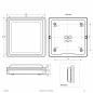 Preview: EVN LED Anbauleuchte aus Aluminium LQ66251525