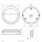 Preview: EVN LED Anbauleuchte aus Aluminium LR66251525E