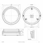Preview: EVN LED Anbauleuchte aus Aluminium LR66251525H