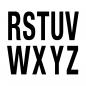 Preview: EVN Hausnummer Buchstaben R-Z - für TECTUM NEXT LR66RZ