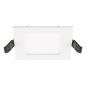 Preview: EVN LED Einbaupanel LTQ120125 7W 470lm 3000K/4000K weiß quadratisch IP54 Einbaudurchmesser 106 mm