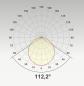 Preview: LED Einbaupanel rund 15W 3000K/4000K weiß IP54 190mm Einbaudurchmesser 170mm