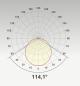 Preview: EVN LED Einbaupanel LTWR220125 | 18 W | 1698 lm | 2700–5700 K Tunable White | DALI-2 dimmbar | Weiß | Einbaudurchmesser 206 mm