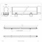 Preview: EVN LED-Deckenanbauleuchte - 1129mm LUL121802