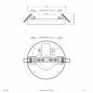 Preview: EVN LED Panel mit verstellbarem Lochausschnitt NPRV170125