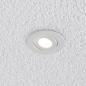 Preview: EVN LED Decken-Einbaustrahler warmweißes Licht rund schwenkbar weiß IP44 3W 3000K 230lm EinbauØ50
