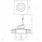 Preview: EVN P-LED Decken-Einbaustrahler mit warmweißem Licht feuchtraumgeeignet quad. schwenkbar EDS IP44 3W 3000K EinbauØ50