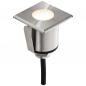 Preview: EVN P-LED Bodeneinbau Leuchte quadratisch P67 12V/DC 1W 3000K