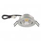 Preview: EVN LED Decken-Einbaustrahler mit warmweißem Licht dimmbar rund schwenkbar IP20 3W 3000K 300lm 90Ra EinbauØ68