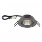 Preview: EVN COB-LED Deckeneinbauleuchte PC20061640 | 6 W | 683 lm | 4000 K Neutralweiß | Konstantstrom | Anthrazit Einbaudurchmesser 68 mm