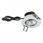 Preview: EVN PC650061140 COB LED Deckeneinbauleuchte 6W 4000K IP65 Chrom Einbaudurchmesser 68 mm