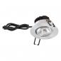Preview: EVN PC650061402 COB-LED Deckeneinbauleuchte 6W 3000K Aluminium IP65 (Einbaudurchmesser 68 mm)