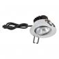 Preview: EVN PC650061540 COB-LED Deckeneinbauleuchte 6W 4000K Chrom IP65 Einbaudurchmesser: 68 mm
