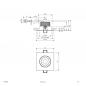 Preview: EVN PC654061402 COB LED Deckeneinbauleuchte 6W 3000K Aluminium schwenkbar IP65 Einbaudurchmesser 68 mm