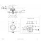Preview: EVN P-Decken-Einbaustrahler mit warmweißem Licht Deckeneinbau dimmbar quad. schwenkbar anthrazit IP65 6W 3000K 90Ra EinbauØ68