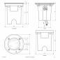 Preview: EVN LED Bodeneinbauleuchte, IP67 mit Justierschraube PC67107002W