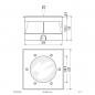 Preview: EVN LED Bodeneinbauleuchte, IP67 PC674102402