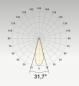 Preview: EVN PCD67240602 LED Deckeneinbauleuchte 6W 3000K Edelstahl IP67 Einbaudurchmesser 91 mm