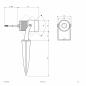 Preview: EVN LED-Spot mit Erdspieß, IP65 PLC6524089902