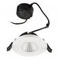 Preview: EVN PS54060102 COB LED Deckeneinbauleuchte 5,5W 3000K Weiß schwenkbar IP54 Einbaudurchmesser 68 mm