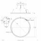Preview: EVN LED Pendelleuchte mit CCT Switch PTDU580125