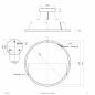 Preview: EVN LED Pendelleuchte mit CCT Switch PTSU580125