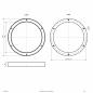 Preview: EVN LED Deckenanbauleuchte mit CCT Switch RAD800125
