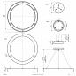 Preview: EVN LED Pendelleuchte mit CCT Switch RPD800925