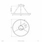Preview: EVN LED Pendelleuchte mit CCT Switch RTS800125