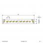 Preview: EVN Niedervolt LED-Strip, IP20, mit CCT- und Power-Switch, konfektionierbar SK20244142225