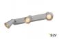 Preview: AVO 3-flammiger Triple Wand- und Deckenstrahler silber SLV 1000894