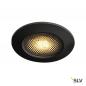 Preview: SLV 1001930 VARU QPAR51 DL Outdoor Deckeneinbauleuchte schwarz IP20/65