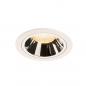 Preview: SLV 1003954 NUMINOS DL L Indoor LED Deckeneinbauleuchte weiß/chrom 3000K 40°