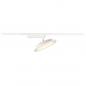 Preview: SLV 1004936 PANEL TRACK round 200mm 1 Phasen Spot weiß 18W 3000K