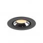 Preview: SLV 1005836 NUMINOS GIMBLE XS Deckeneinbauleuchte schwarz / chrom 3000K 40°