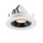 Preview: SLV 1005882 NUMINOS GIMBLE S Deckeneinbauleuchte weiß / schwarz 2700K 55°