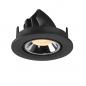 Preview: SLV 1005890 NUMINOS GIMBLE S Deckeneinbauleuchte schwarz / chrom 3000K 40°
