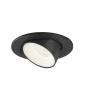 Preview: SLV 1005907 NUMINOS GIMBLE S Deckeneinbauleuchte schwarz / weiß 4000K 40°