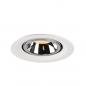 Preview: SLV 1005932 NUMINOS GIMBLE M Deckeneinbauleuchte weiß / chrom 2700K 20°