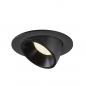 Preview: SLV 1006011 NUMINOS GIMBLE L Deckeneinbauleuchte schwarz 4000K 20°