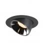 Preview: SLV 1006052 NUMINOS GIMBLE XL Deckeneinbauleuchte schwarz / chrom 3000K 40°